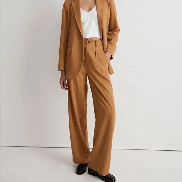 Madewell The Neale Straight-Leg Pant in Drapeweave - Picture 1 of 3